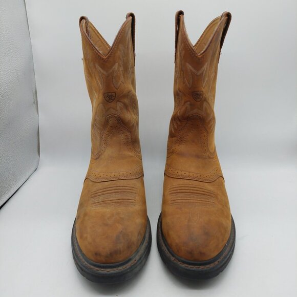 Ariat Mens Boots Brown Size 12 D Style 10002304 READ - Picture 8 of 11